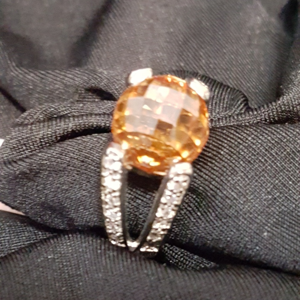 Sterling Silver Sphere Ring